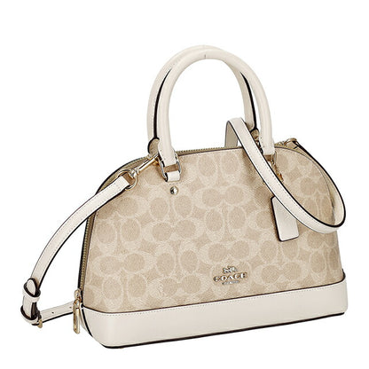 コーチ ハンドバッグ レディース ブランド COACH 27583 2WAY CCQ26 IMXDM 1 ライトベージュ ホワイト バッグ CCQ26-IMXDM-1
