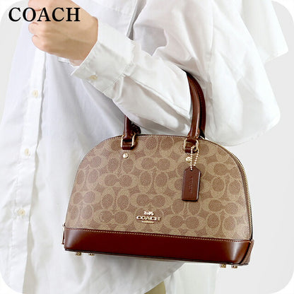 コーチ ハンドバッグ レディース ブランド COACH 27583 2WAY CCQ26 IMXHE 1 ブラウン バッグ CCQ26-IMXHE-1