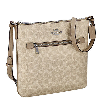 コーチ ショルダーバッグ レディース ブランド COACH CCQ27 SVPWH ライトベージュ 斜めがけ 高級 おしゃれ プレゼント 女性 実用的 かわいい