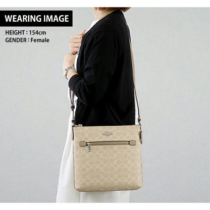 コーチ ショルダーバッグ レディース ブランド COACH CCQ27 SVPWH ライトベージュ 斜めがけ 高級 おしゃれ プレゼント 女性 実用的 かわいい
