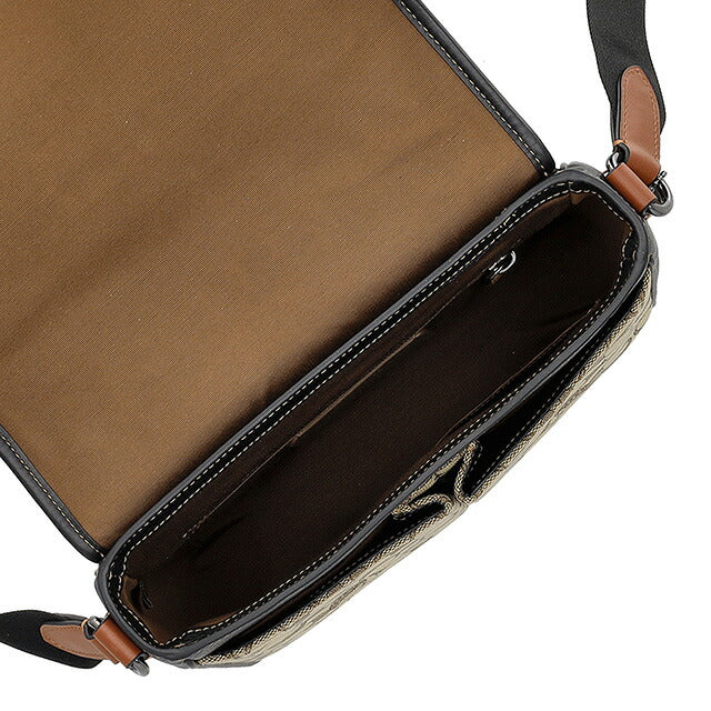 コーチ ショルダーバッグ メンズ ブランド COACH CE534 カーキ/ブラックマルチ CE534-QBV1R-1