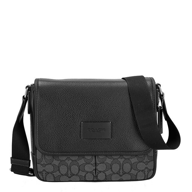 コーチ ショルダーバッグ メンズ ブランド COACH CE534 チャコール/ブラック CE534-SVO1U-1