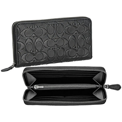 コーチ 長財布 メンズ レディース ブランド COACH シグネチャー CE551 QB BK 1 ブラック CE551-QB-BK-1
