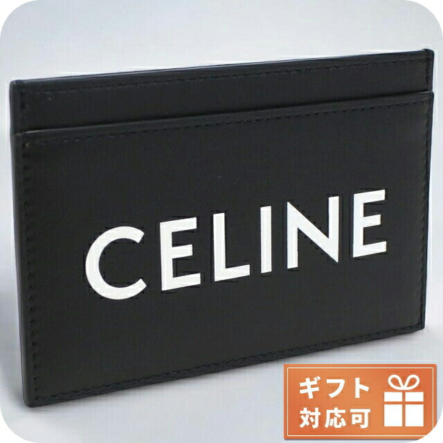 セリーヌ カードケース メンズ レザー 10B70 BLACK ブラック 財布 CEL10B70031
