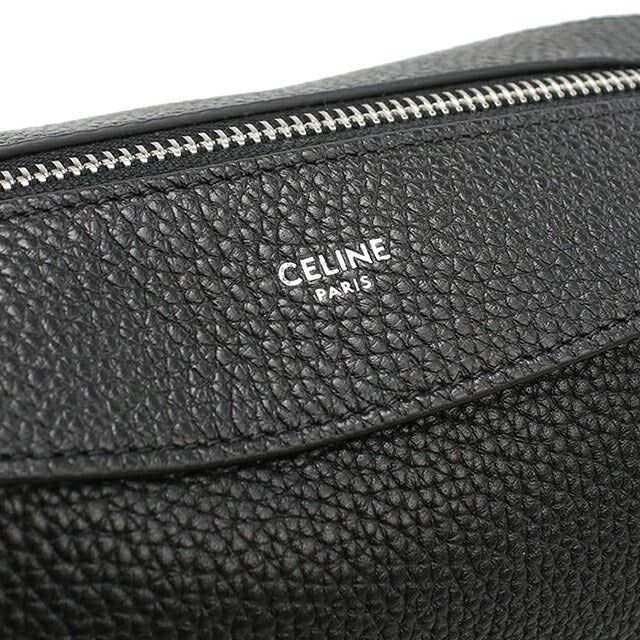 CELINE セリーヌ 12233 ショルダーバッグ レザー BLACK メンズ セリーヌ ショルダーバッグ メンズ ブランド CELINE レザー 12233