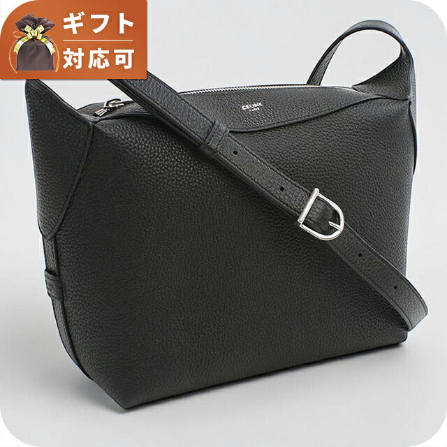 CELINE セリーヌ 12233 ショルダーバッグ レザー BLACK メンズ セリーヌ ショルダーバッグ メンズ ブランド CELINE レザー 12233