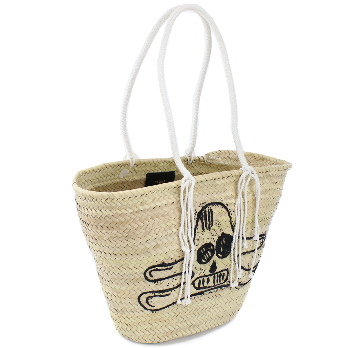 セリーヌ カゴバッグ ユニセックス ラフィア モロッコ 19271 ベージュ系 バッグ CEL19271021