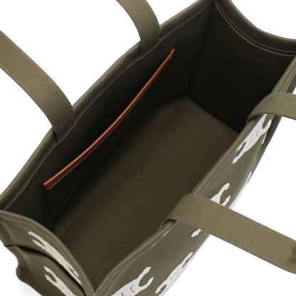 セリーヌ トートバッグ レディース キャンバス カーフ イタリア 19676 KHAKI カーキ バッグ CEL19676011