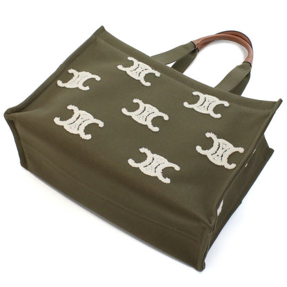 セリーヌ トートバッグ レディース キャンバス カーフ イタリア 19676 KHAKI カーキ バッグ CEL19676011