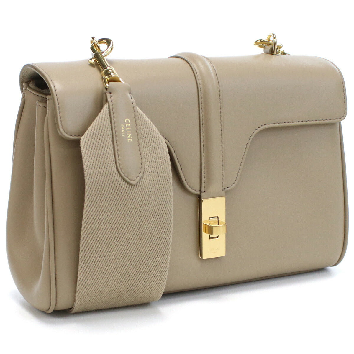 セリーヌ ショルダー レディース カーフスキン イタリア 19685 SAFARI ベージュ系 バッグ CEL19685011