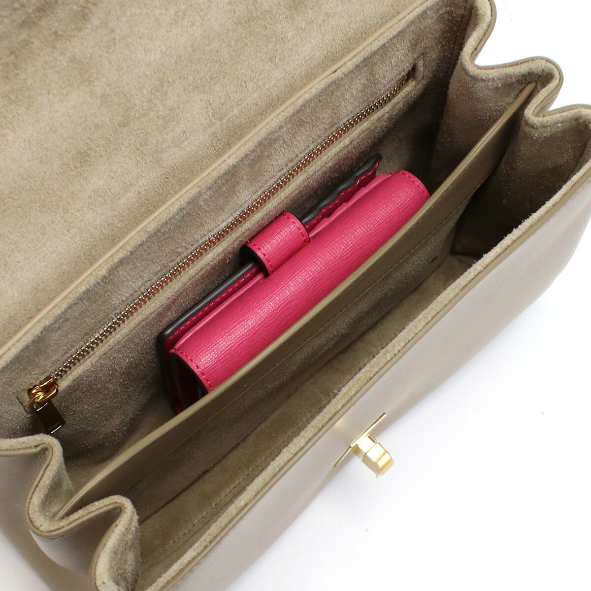 セリーヌ ショルダー レディース カーフスキン イタリア 19685 SAFARI ベージュ系 バッグ CEL19685011