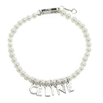 セリーヌ ブレスレット レディース ブランド CELINE イタリア 460PZ ホワイト系 シルバー系 アクセサリー CEL460PZ011