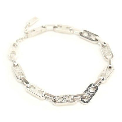 Celine Bracelet Unisex Brand CELINE 461OK Silver Accessories CEL461OK011