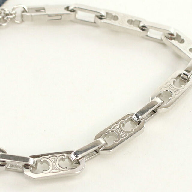 Celine Bracelet Unisex Brand CELINE 461OK Silver Accessories CEL461OK011