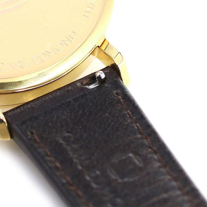 カールエドモンド メンズ レディース 腕時計 ブランド 北欧 シンプル CER3621-DBY18 リョーリット 36mm ホワイト ダークブラウン CER3621-DBY18