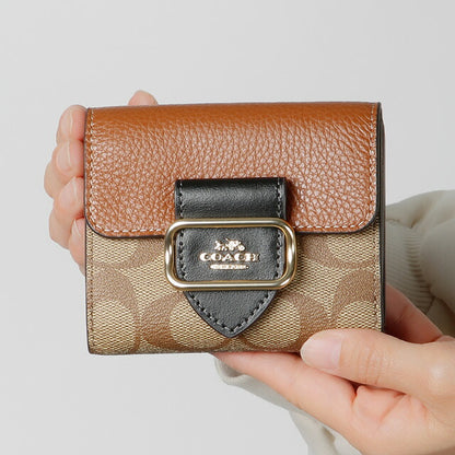 コーチ 二つ折り財布 レディース ブランド COACH シグネチャー CF472 IME7V 1 カーキマルチ CF472-IME7V-1