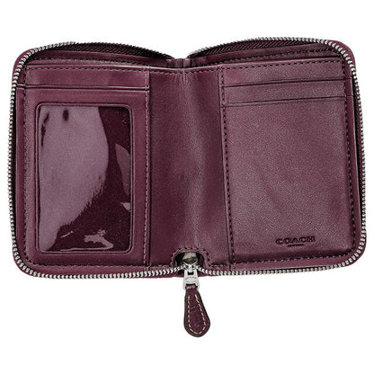 コーチ 二つ折り財布 レディース ブランド COACH レザー CH389 SVW6V バーガンディ CH389-SVW6V-1