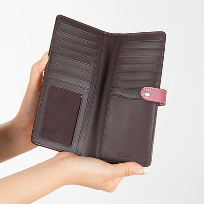 コーチ 長財布 メンズ レディース ブランド COACH シグネチャー CH414 SVVSR 1 ライトカーキベージュ/ライトラズベリーパープル CH414-SVVSR-1