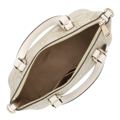 コーチ ハンドバッグ レディース ブランド COACH シグネチャー CH468 IMDQC 1 ライトカーキ/チョーク CH468-IMDQC-1