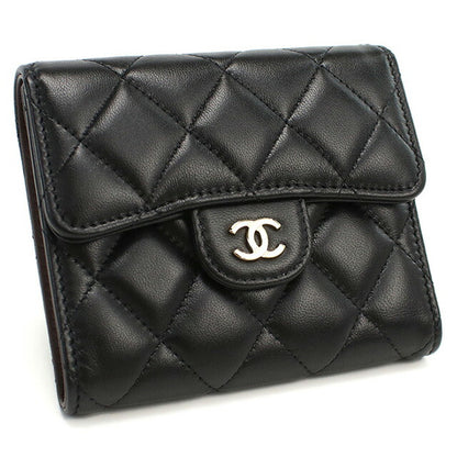シャネル 三折財布小銭入付き レディース ブランド CHANEL フランス AP0231 ブラック 財布 CHAAP0231031