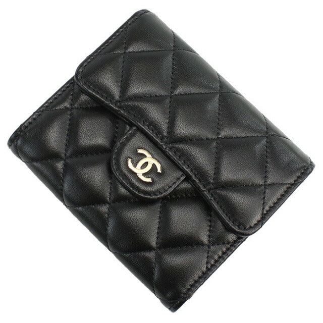 シャネル 三折財布小銭入付き レディース ブランド CHANEL