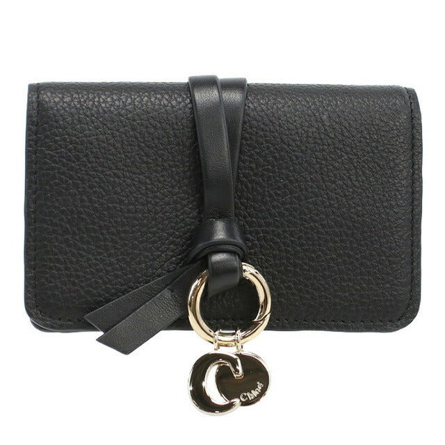 クロエ 名刺入れ レディース ブランド CHLOE スペイン CHC21WP015F57 BLACK ブラック 小物 CHL21WP015F57011