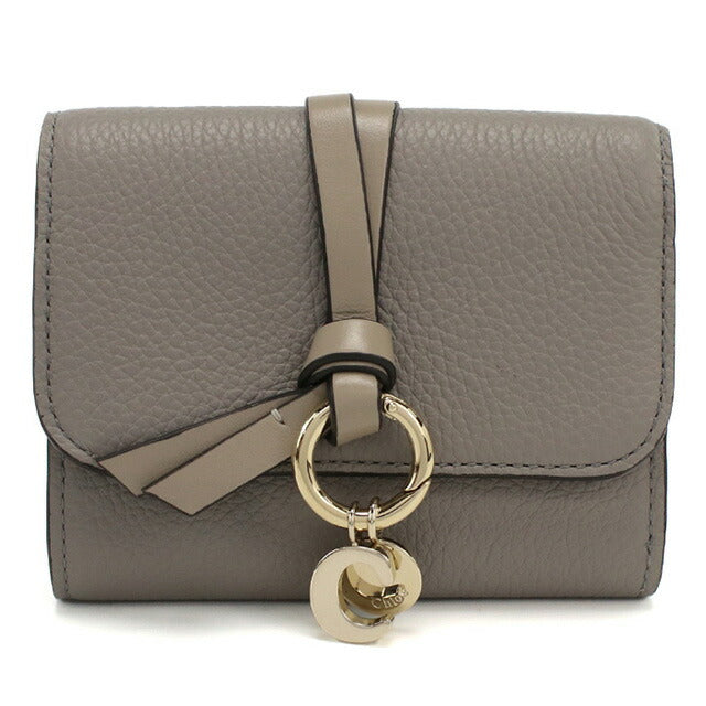 クロエ 三折財布小銭入付き レディース ブランド CHLOE スペイン CHC21WP945F57 CASHMERE GREY グレー系 財布 CHL21WP945F57011