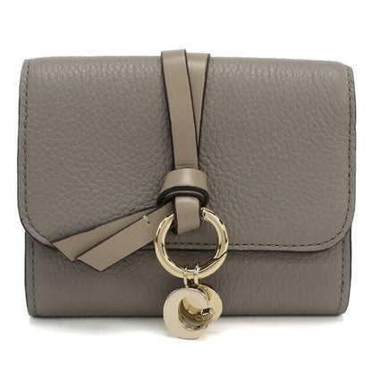 クロエ 三折財布小銭入付き レディース ブランド CHLOE スペイン CHC21WP945F57 CASHMERE GREY グレー系 財布 CHL21WP945F57011
