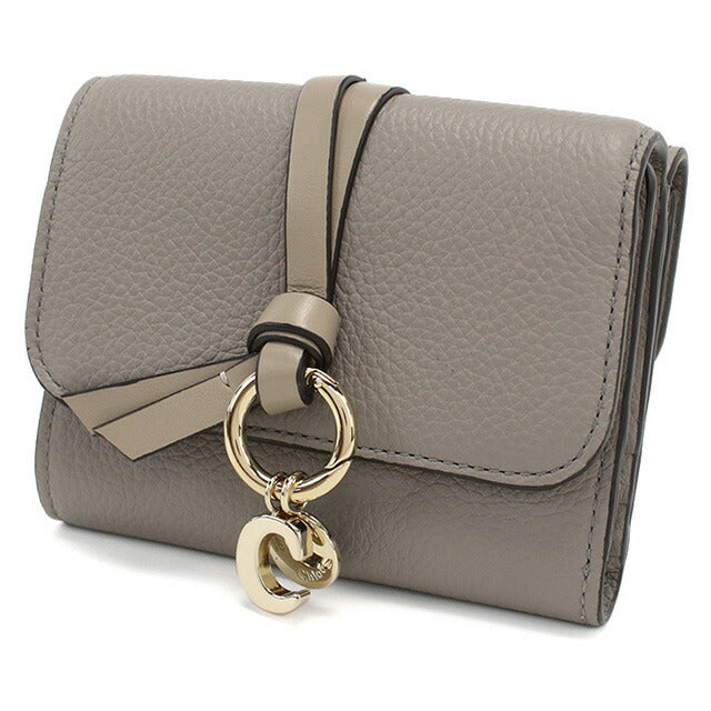 クロエ 三折財布小銭入付き レディース ブランド CHLOE スペイン CHC21WP945F57 CASHMERE GREY グレー系 財布 CHL21WP945F57011
