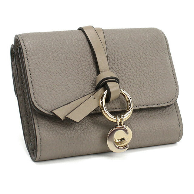 クロエ 三折財布小銭入付き レディース ブランド CHLOE スペイン CHC21WP945F57 CASHMERE GREY グレー系 財布 CHL21WP945F57011