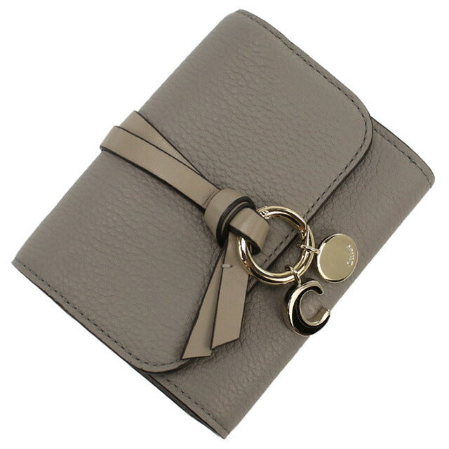 クロエ 三折財布小銭入付き レディース ブランド CHLOE スペイン CHC21WP945F57 CASHMERE GREY グレー系 財布 CHL21WP945F57011