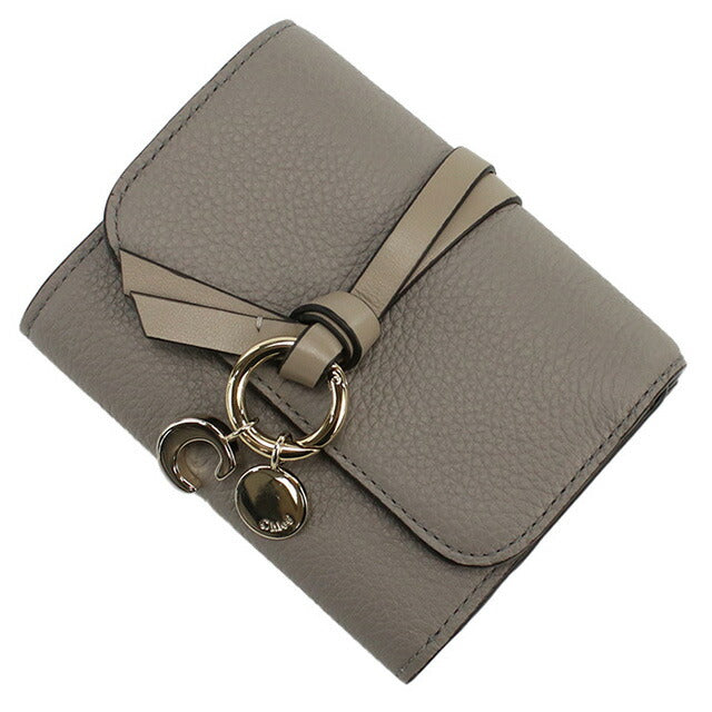 クロエ 三折財布小銭入付き レディース ブランド CHLOE スペイン CHC21WP945F57 CASHMERE GREY グレー系 財布 CHL21WP945F57011