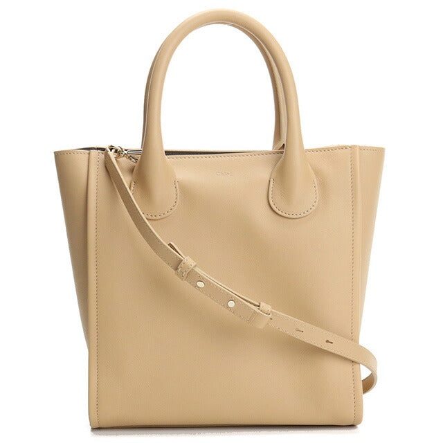 クロエ トートバッグ レディース ブランド CHLOE イタリア&lt;br&gt;外側:ファスナーポケット ×1 CHC21WS458F46 SOFT TAN ベージュ系 バッグ CHL21WS458F46021