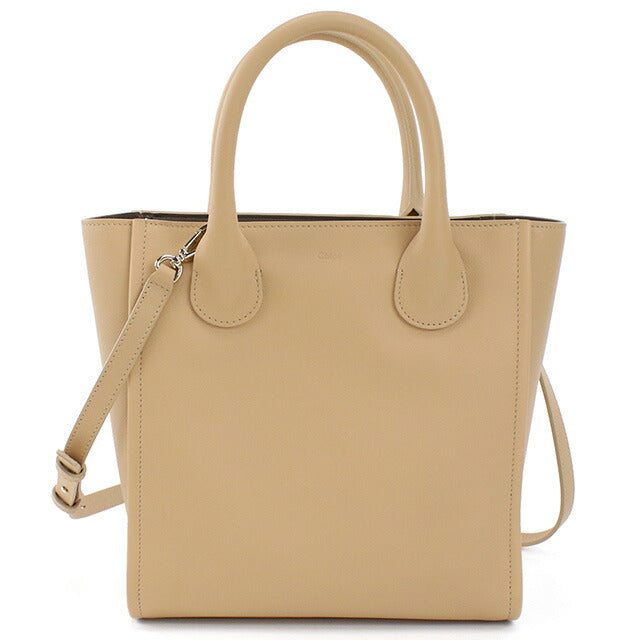 クロエ トートバッグ レディース ブランド CHLOE イタリア&lt;br&gt;外側:ファスナーポケット ×1 CHC21WS458F46 SOFT TAN ベージュ系 バッグ CHL21WS458F46021