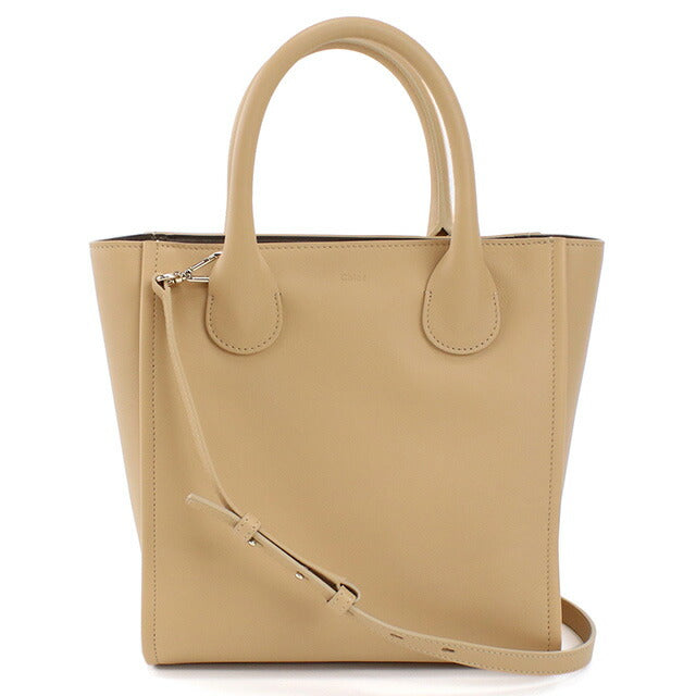 クロエ トートバッグ レディース ブランド CHLOE イタリア&lt;br&gt;外側:ファスナーポケット ×1 CHC21WS458F46 SOFT TAN ベージュ系 バッグ CHL21WS458F46021