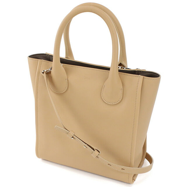 クロエ トートバッグ レディース ブランド CHLOE イタリア&lt;br&gt;外側:ファスナーポケット ×1 CHC21WS458F46 SOFT TAN ベージュ系 バッグ CHL21WS458F46021