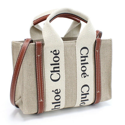 クロエ トートバッグ レディース ブランド CHLOE イタリア CHC22AP237I26 WHITE-BROWN ホワイト系 バッグ CHL22AP237I26011