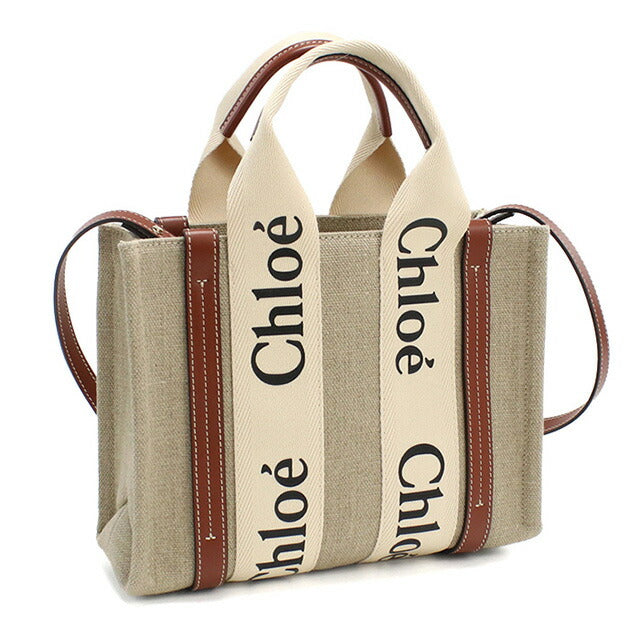 クロエ トートバッグ レディース ブランド CHLOE イタリア CHC22AS397I26 WHITE-BROWN 1 ベージュ系 ブラウン系 バッグ CHL22AS397I26031