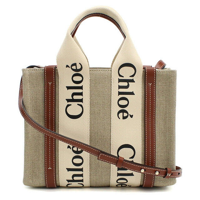 クロエ トートバッグ レディース ブランド CHLOE イタリア CHC22AS397I26 WHITE-BROWN 1 ベージュ系 ブラウン系 バッグ CHL22AS397I26031