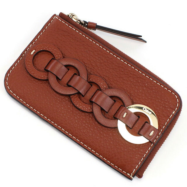クロエ 小銭入れ レディース ブランド CHLOE スペイン&lt;br&gt;外側:ファスナーポケット ×1 CHC22SP110G05 SEPIA BROWN　ブラウン系 財布 CHL22SP110G05031
