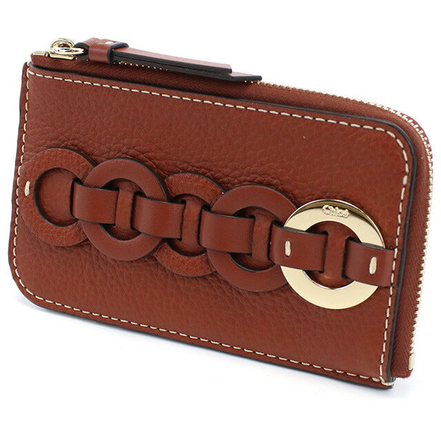 クロエ 小銭入れ レディース ブランド CHLOE スペイン&lt;br&gt;外側:ファスナーポケット ×1 CHC22SP110G05 SEPIA BROWN　ブラウン系 財布 CHL22SP110G05031