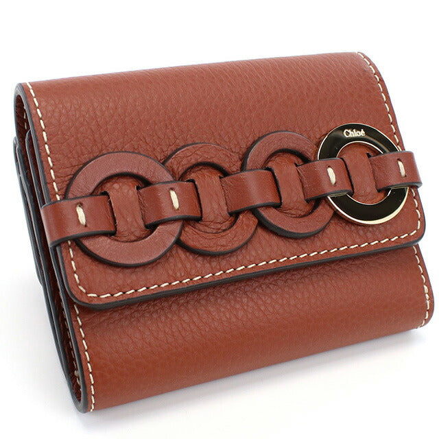クロエ 三つ折り財布 レディース ブランド CHLOE スペイン CHC22SP117G05 SEPIA BROWN ブラウン系 財布 CHL22SP117G05031