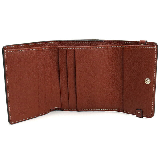 クロエ 三つ折り財布 レディース ブランド CHLOE スペイン CHC22SP117G05 SEPIA BROWN ブラウン系 財布 CHL22SP117G05031