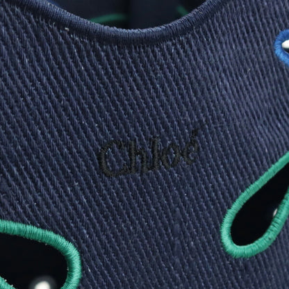 クロエ トートバッグ レディース リネン イタリア CHC22SS492G24 NAVY ネイビー系 バッグ CHL22SS492G24011