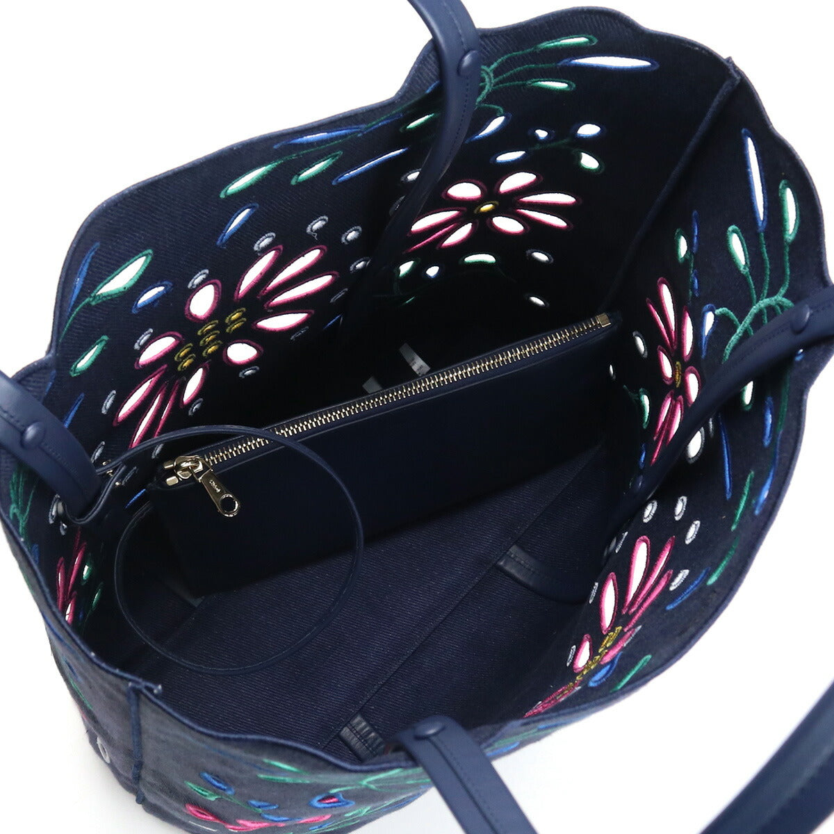 クロエ トートバッグ レディース リネン イタリア CHC22SS492G24 NAVY ネイビー系 バッグ CHL22SS492G24011