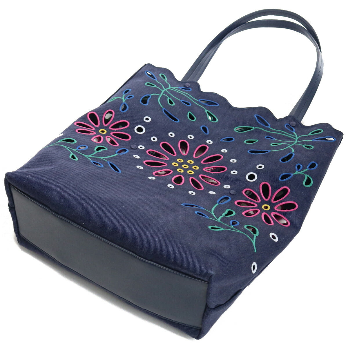 クロエ トートバッグ レディース リネン イタリア CHC22SS492G24 NAVY ネイビー系 バッグ CHL22SS492G24011
