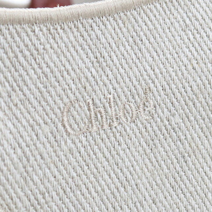 クロエ トートバッグ レディース ブランド CHLOE リネン イタリア CHC22SS493G23 SEPIA BROWN ベージュ系 ブラウン系 バッグ CHL22SS493G23011