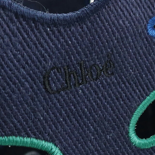 クロエ トートバッグ レディース ブランド CHLOE リネン イタリア CHC22SS494G24 NAVY ネイビー系 バッグ CHL22SS494G24011