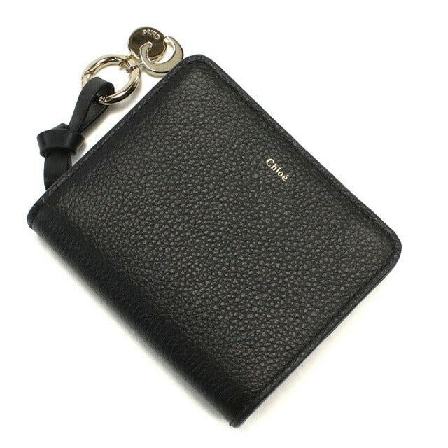 国内直営【Chloe】コインポケット付きスモールウォレット 財布 Chloé シャイニーレザー製コインポケット付きChloé Iconic