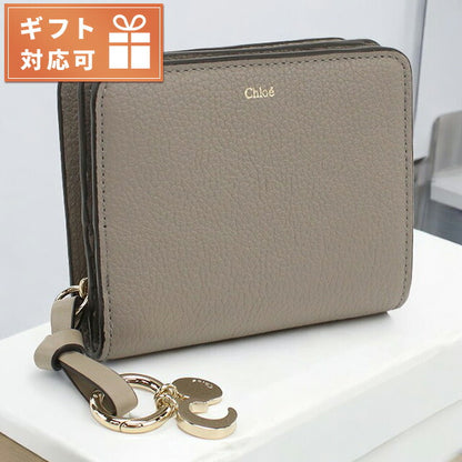 クロエ 二折財布小銭入付き レディース ブランド CHLOE スペイン CHC22WP765F57 CASHMERE GREY グレー系 財布 CHL22WP765F57021